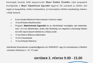 tanulmányút plakátja